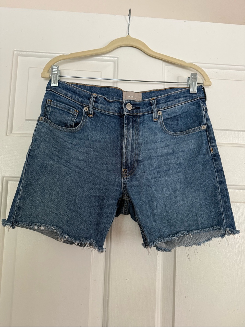 Everlane Women’s Raw-Hem Denim Shorts